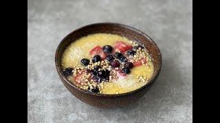 Tropical Vibes Make This Refreshing Mango Smoothie Bowl for Breakfast 