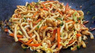 STREET FOOD  asiatico UDON  Ricetta FACILE e GODURIOSA  #extrafood