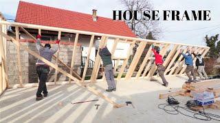 6 Days in 8 Minutes- 100m2 House Frame