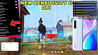 Realme 6 Free fire Sensitivity  ️Custum Hud+Dpi  All New Secret Settings In This Video