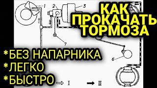 Как прокачать тормоза в одиночку легко и быстро. Прокачка тормозной системы в одиночку  одному.