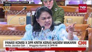 Panas Komisi X DPR Kritik Keras Nadiem Makarim