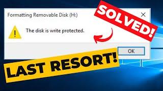 How to Fix USB Flash Drive Write Protection  Last Resort