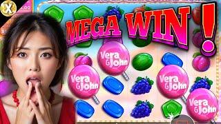 My MAX WIN  In The NEW Slot  VeraJohn Sweet Bonanza 1000 - Online Slot EPIC Big WIN - Pragmatic
