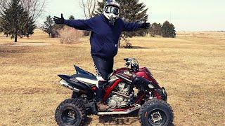 Cheap Facebook marketplace Yamaha Raptor 700 first ride