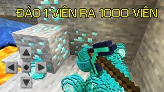 Đào 1 Viên KIM CƯƠNG Ra 1000 Viên ? Sinh Tồn Trong Thế Giới Minecraft Rơi Đồ Vô Hạn  Thánh TNT