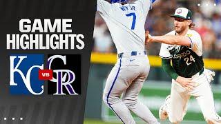 Royals vs. Rockies Game Highlights 7624  MLB Highlights