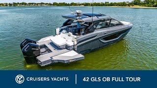 Cruisers Yachts 42 GLS Outboard  Full Tour