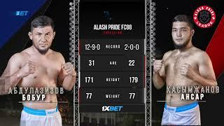 Bobur Abdulazimov  vs   Ansar Kasymzhanov   ALASH PRIDE FC 88