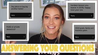 Q&A HARDEST LESSONS LEARNT 2019 NOT COPING COST OF THINGS & STAYING POSITIVE - KEIARA MOORE