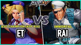 KOF XV  ET HinakoÁngelRandom vs Rai Heidern-LeonaClarkRalf