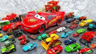 Unpacking the new BIG Lightning McQueen  Looking For Disney Pixar Cars  Tow Mater Arvy Ramon