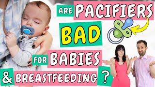 Do pediatricians recommend pacifiers? And is it better not to use a pacifier when you breastfeed?