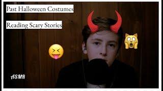 ASMR • My Past Costumes and Reading Scary Stories • Whispering