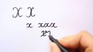 How to write the Modern Greek letter χ