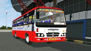 Karnataka SRTC KMS Built Bus Mod in BUSSID- ETS 2 Level Mod