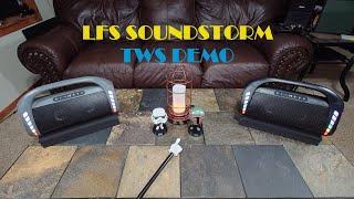 LFS Soundstorm Boombox TWS Demo -  A How to Video  Hitting 107dB.