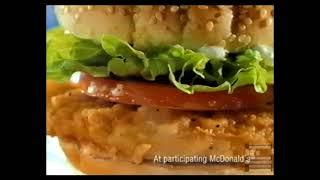 McDonalds Two New Chicken Sandwiches Commercial 2000