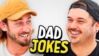 Dad Jokes  Dont laugh Challenge  Matt vs Pat  Raise Your Spirits