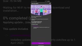 Motorola Edge 30  Security Update  April  2023 #shorts