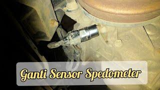 Ganti sensor spedometer Canter