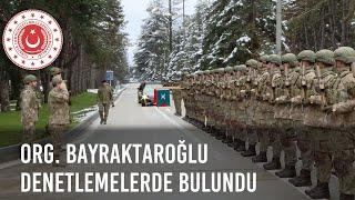 KKK Orgeneral Selçuk Bayraktaroğlu Bolu 2’nci Komando Tugayında İnceleme ve Denetlemelerde Bulundu