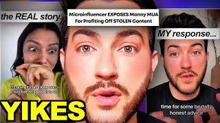 Manny Mua EXPOSED For STEALING Content profiting off small creators