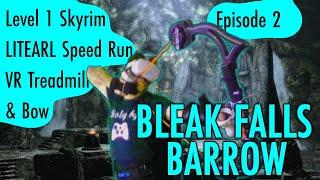 Whiterun to Bleak Falls and Back - Skyrim Level 1 LITERAL Speedrun Episode 2