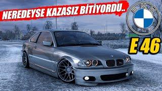 BMW E46  EFSANE SES İLE FENA GAZLADIK  NEREDEYSE KAZASIZ GİDİYORDUK ETS2 PROMODS 1.46 