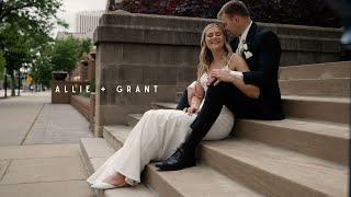 allie + grant  kirkwood hotel cedar rapids ia