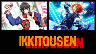 【あんスタ×ヒプマイ】Ikkitousen 一騎当千 by Tsukinaga LeoCV.浅沼晋太郎 × Yamada IchiroCV.木村昴 Kan_Rom_Eng Lyrics