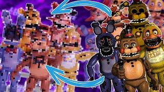 What Would WITHEREDUNWITHERED ANIMATRONICS Look Like If They Were in The Style of TOY ANIMATRONICS