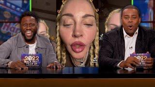 Kevin Hart react to Madonnas weird and creepy TikTok videos