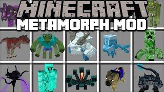 Minecraft METAMORPH IN TO BOSSES MOD  DANGEROUS MORPHING AND SHAPE SHIFTING  Minecraft Mods