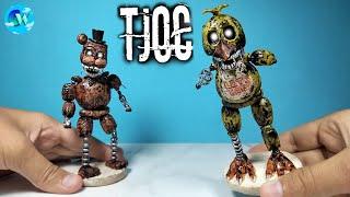 IGNITED FREDDY & CHICA made with CLAY • THE JOY OF CREATIONTJOC Clay World tutorials