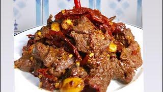 how to make buff  chili  recipe _dry buff chili recipe  healthy way buff recipe