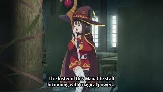 Megumin Enjoying her Staff High Quality  Anime Clips