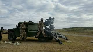 AM Generals 105mm Hawkeye Rapid Fire Demonstration