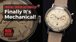 Undone Urban Automatic Watch of the Week. Review 224