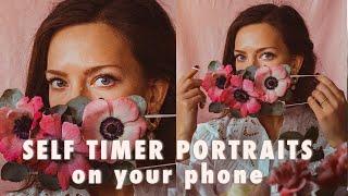 How To Take SELF TIMER PICTURES ON YOUR PHONE + Editing Week 5