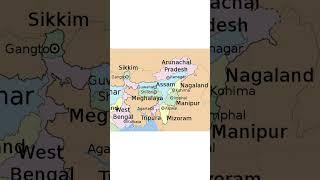 is Nagaland share border with Mizoram state