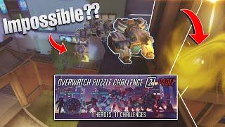 I tried the HARDEST Overwatch Hero Puzzle Challenge in the Workshop Part 2