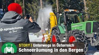 Making-of agropictures  Unterwegs mit Christian Leitner  Winterdienst  Fendt Favorit 926 Vario