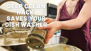 this deep clean hack will save your dish washer  HOMEMAKER LIFE 