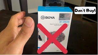 Dont Buy the BOYA BY-DM200 Microphone