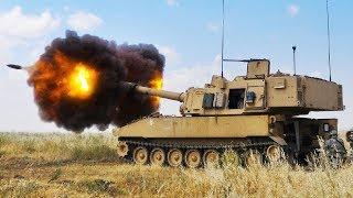 Loading & Direct Fire of the Paladin M109A6  Military Training