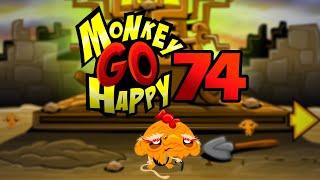 Игра Счастливая Обезьянка 74 Monkey GO Happy 74 - прохождение