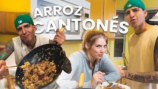 Cocinando ARROZ CANTONÉS por PRIMERA VEZ  Arroz Chino