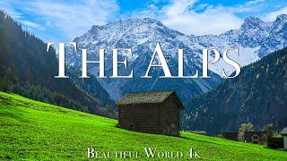 The Alps 4K Drone Nature Film - Healing Relaxing Music - Stunning Beautiful Nature