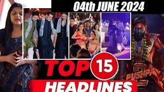 Top 15 Big News of Bollywood  4th JUNE 2024  Sunny Deol Salman Khan Aamir Khan Ranbir Kapoor